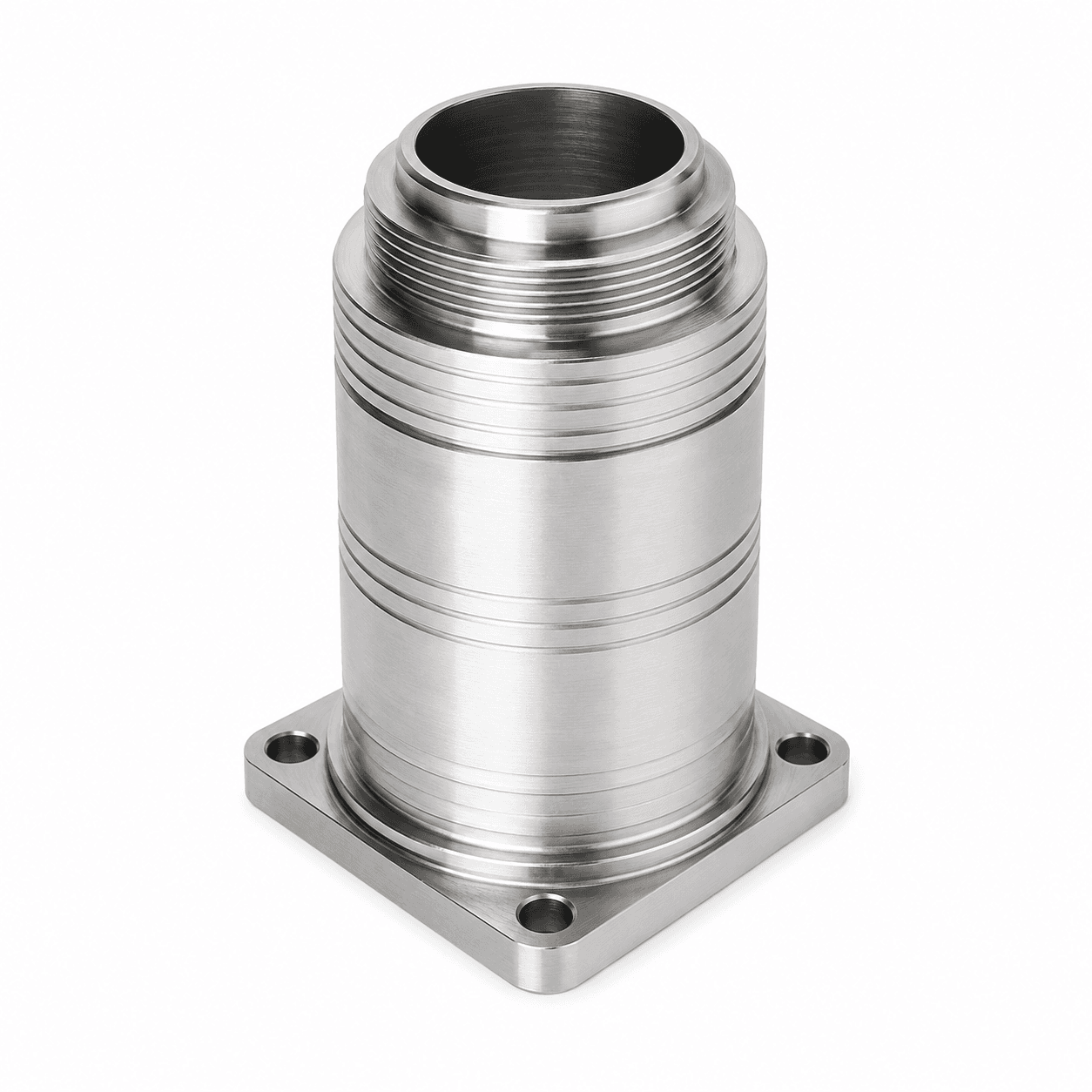 SS Square-Base High-Pressure Flange Fitting