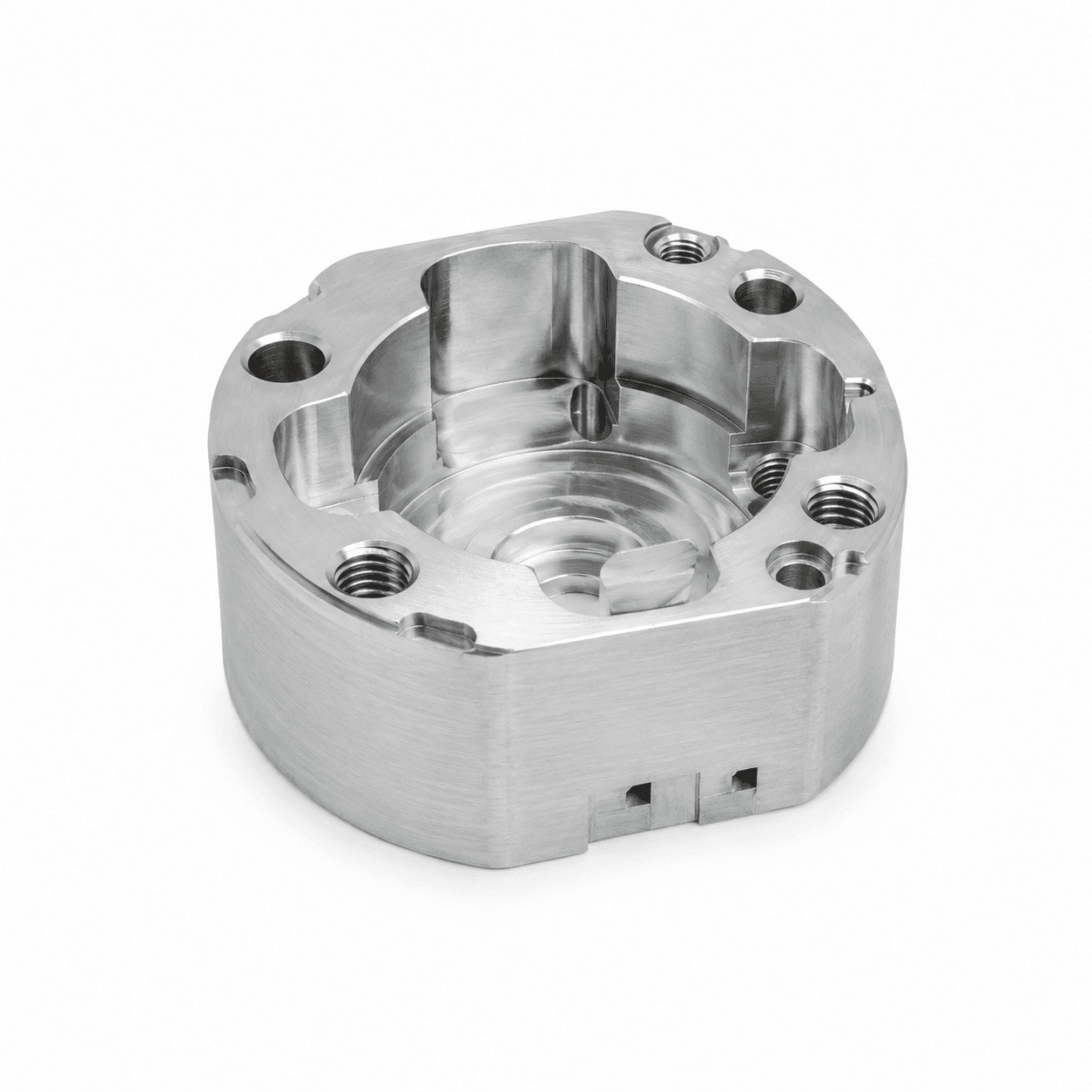 Al Alloy Multi-Port Pump Body