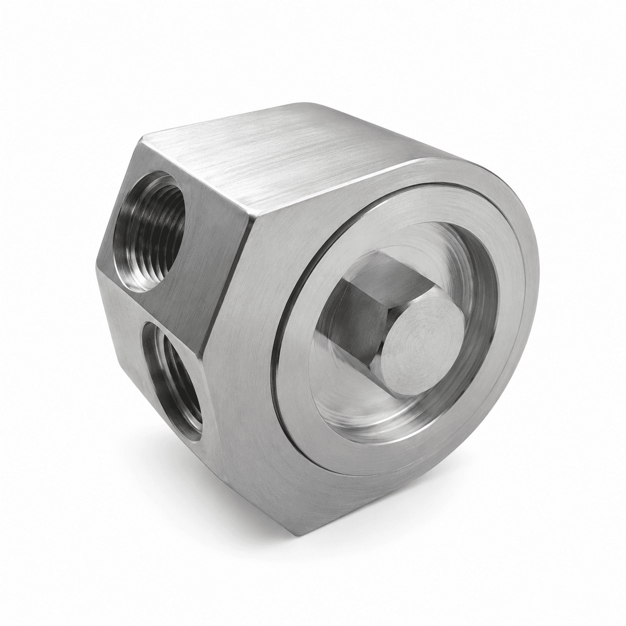 SS Multi-Way Fluid Distribution Block