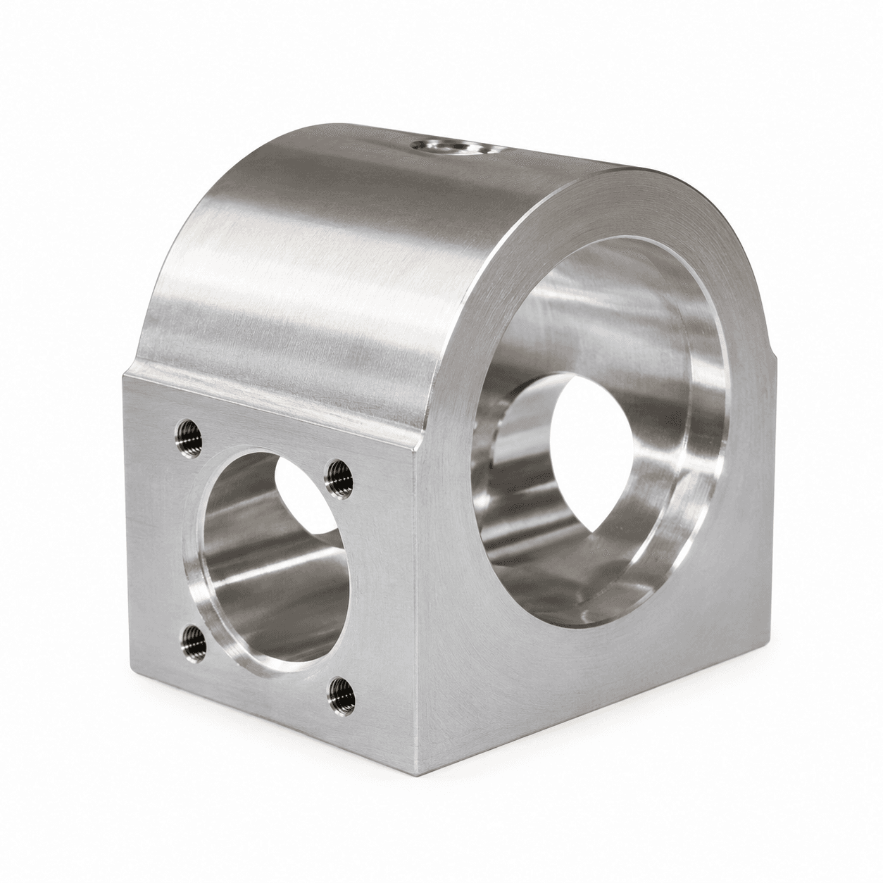 Al Alloy Arch Dual-Bore Bearing Support